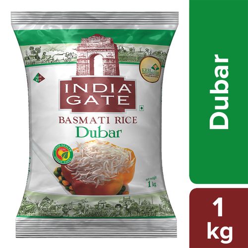 India Gate Basmati Rice - Dubar, 1 kg Pouch